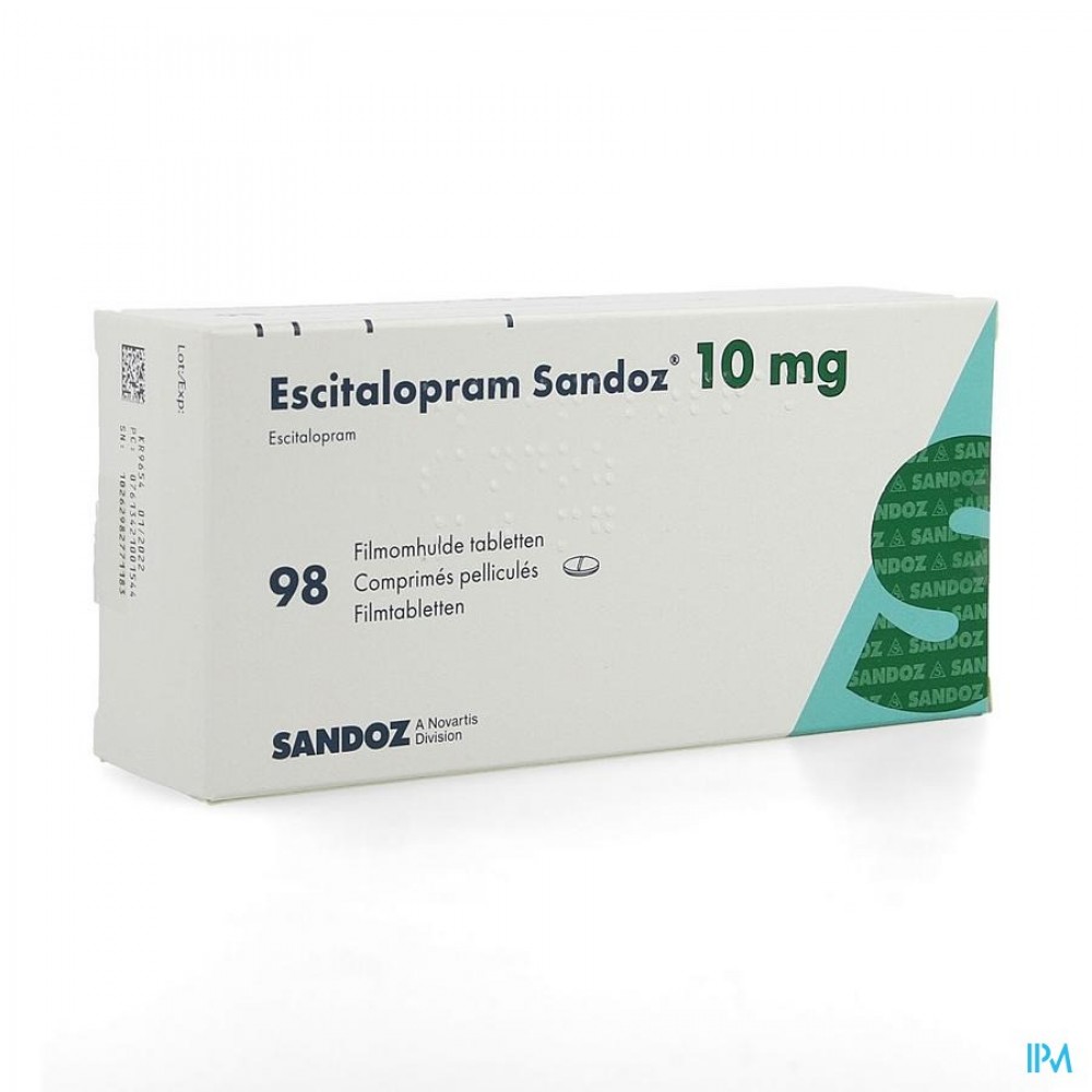 Escitalopram Sandoz Mg Filmomh Tabl X Mg Apotheek Thiels