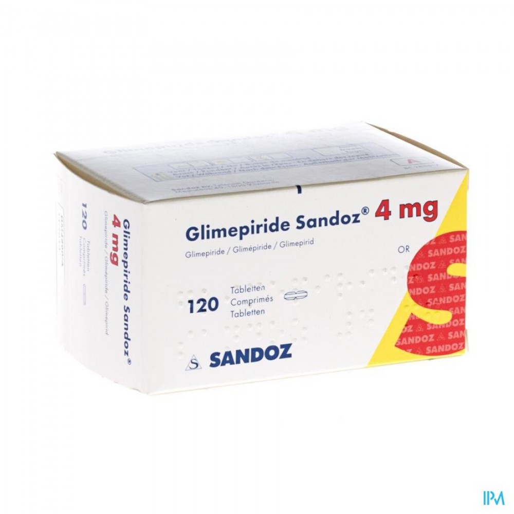 Glimepiride Sandoz Mg Tabl X Mg Apotheek Thiels