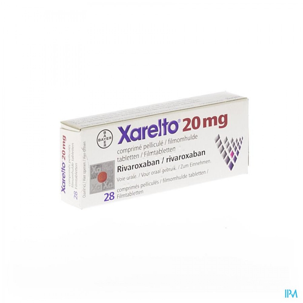 Xarelto Mg Filmomh Tabl X Mg Apotheek Thiels