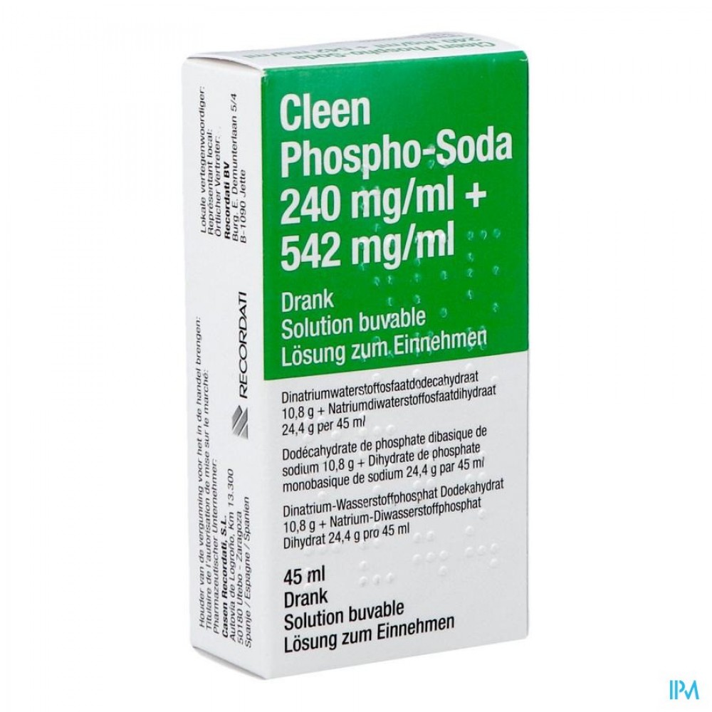 Cleen Phospho Soda G G Drinkbare Opl Fl Ml Apotheek Thiels