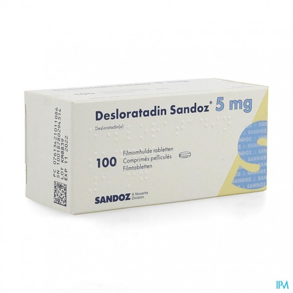 Desloratadine Sandoz Mg Filmomh Tabl X Mg Apotheek Thiels