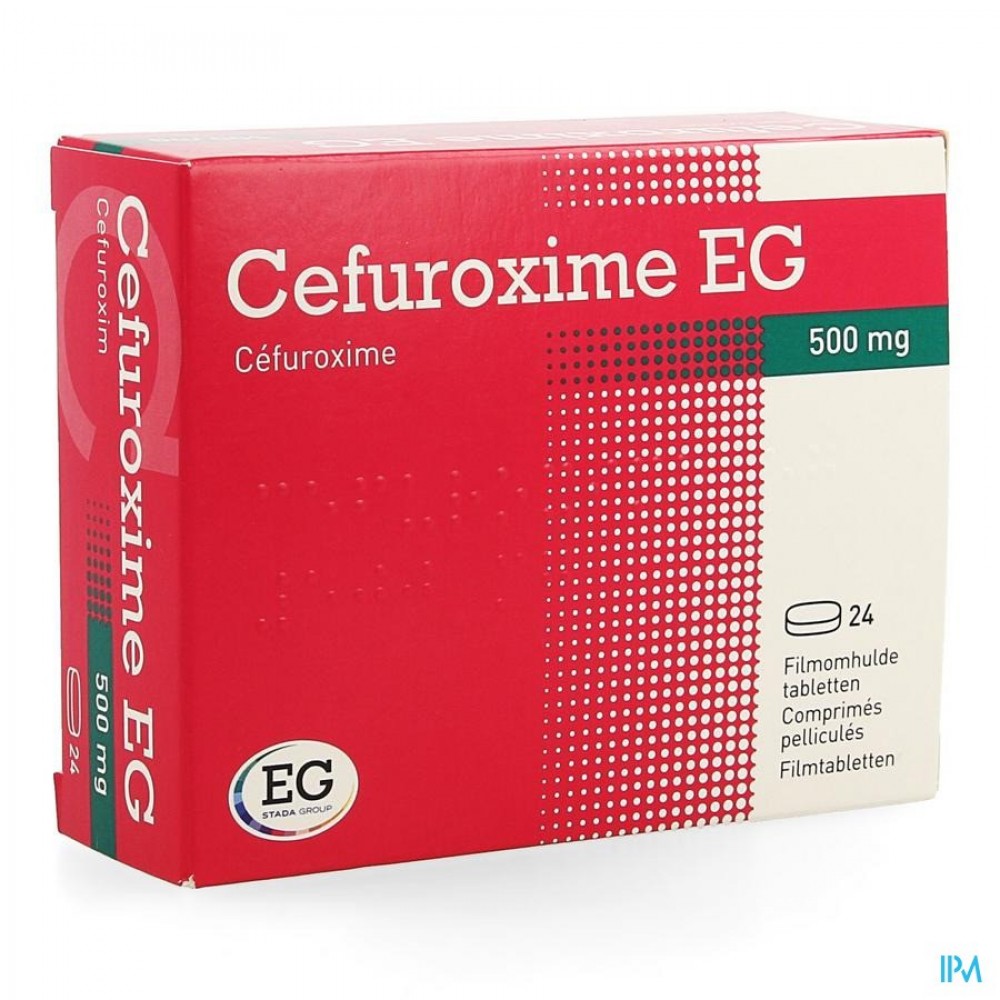 Cefuroxime Eg 500mg Filmomh Tabl 24 X 500mg Apotheek Thiels