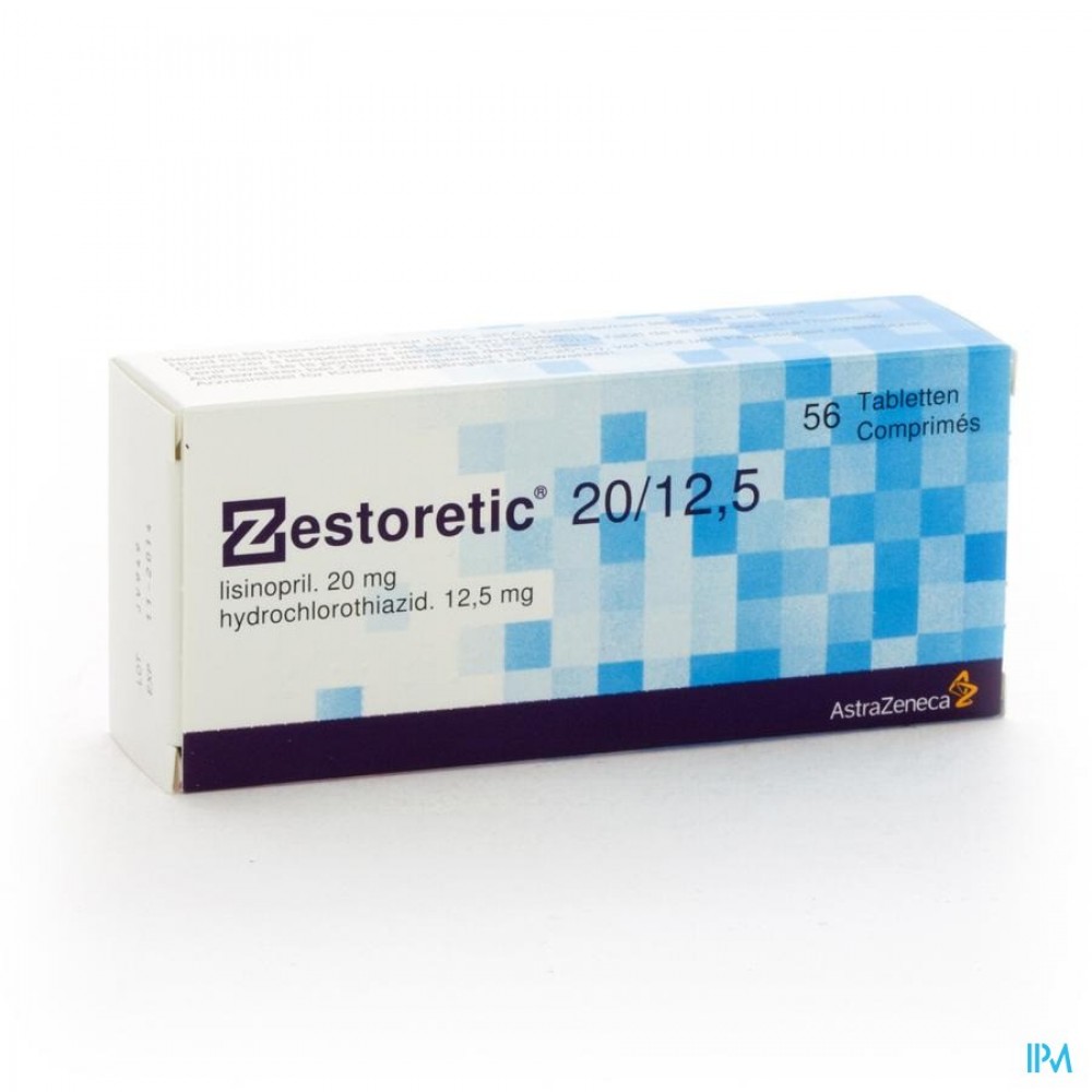 ZESTORETIC COMP 56 X 20 MG/12,5 MG Apotheek Thiels