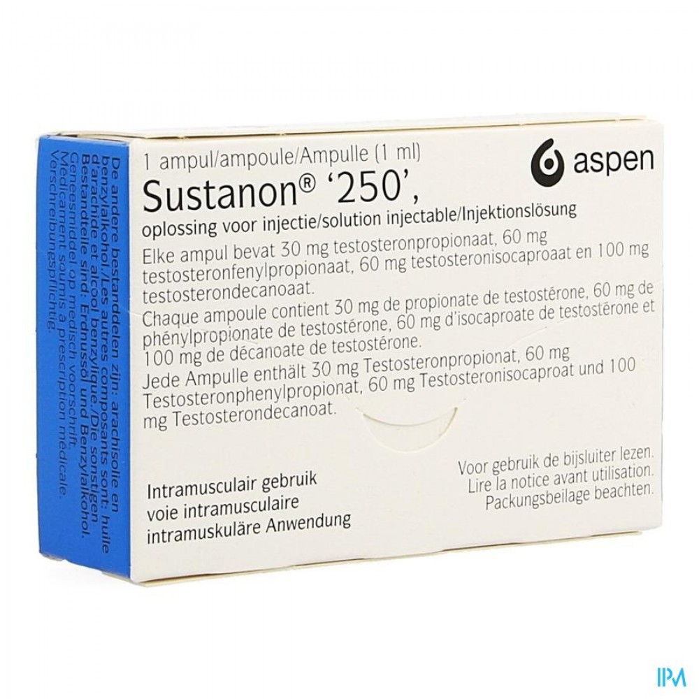 SUSTANON 250 AMP INJ 1 X 250 MG/ML | Apotheek Thiels