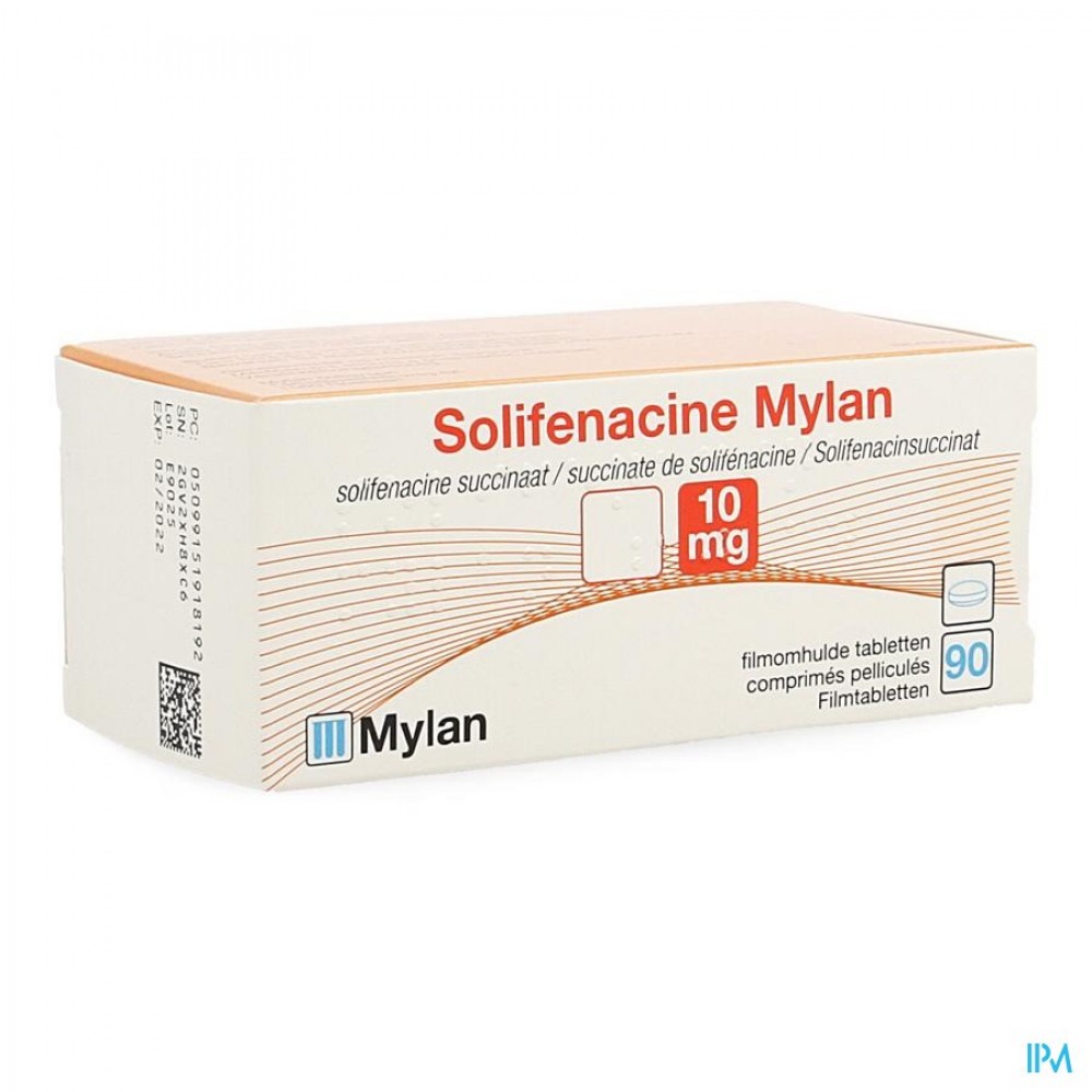 SOLIFENACINE VIATRIS 10MG FILMOMH TABL 90 Apotheek Thiels