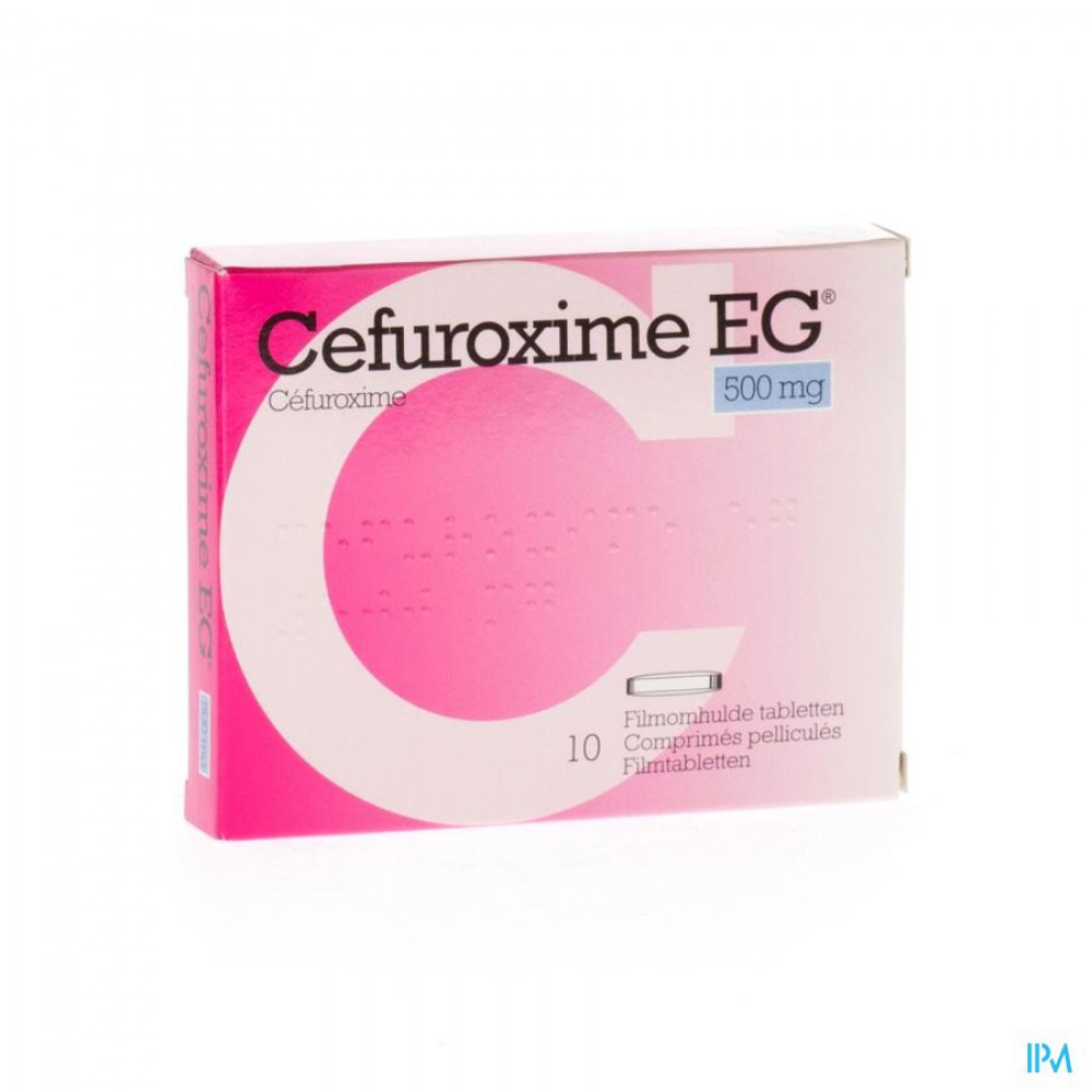 Cefuroxime Eg 500mg Filmomh Tabl 10 X 500mg Apotheek Thiels