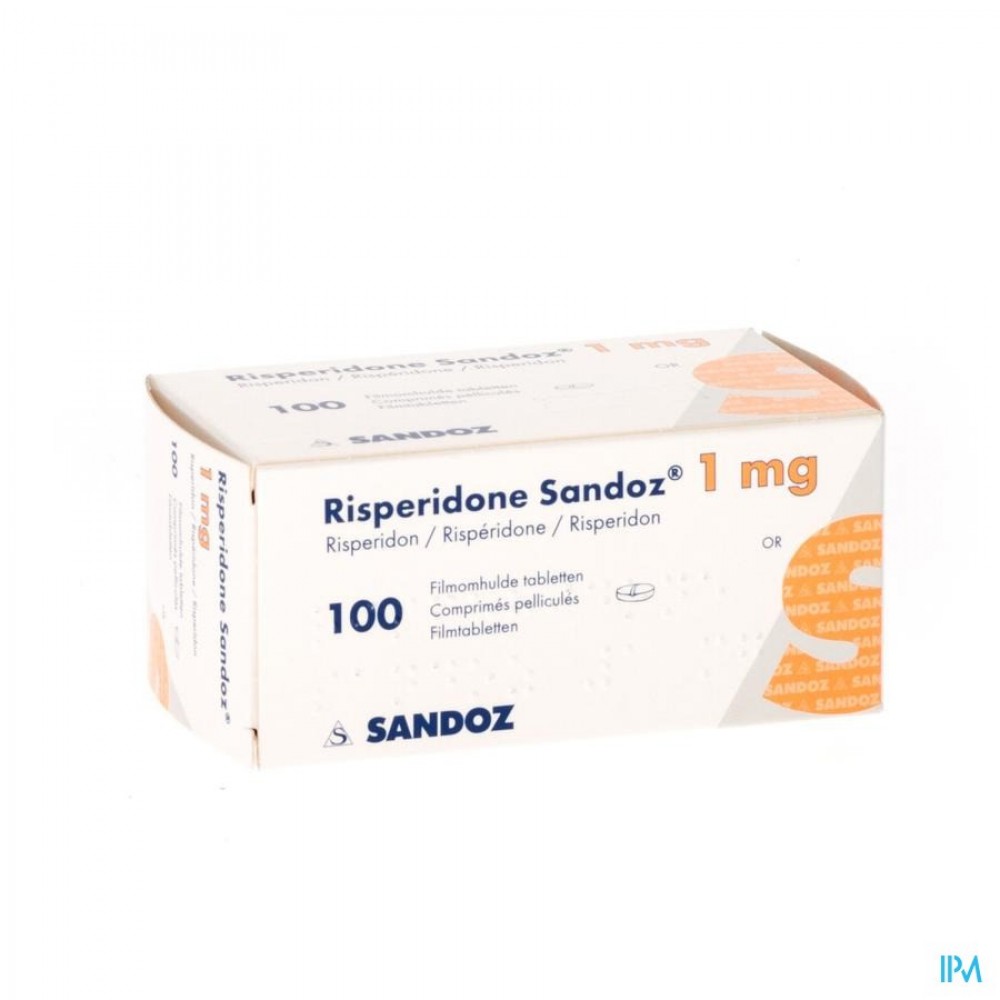 RISPERIDON SANDOZ COMP PELL 100 X 1 MG | Apotheek Thiels