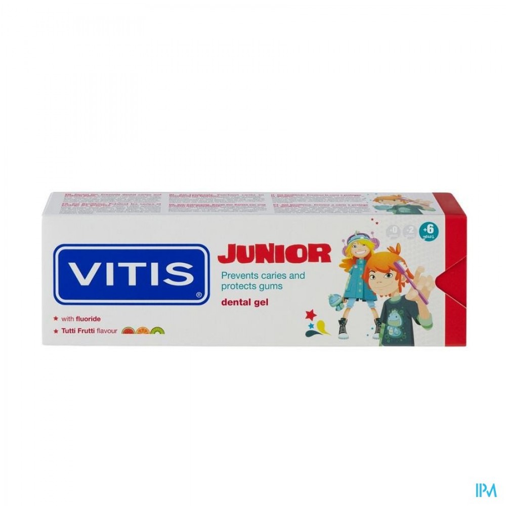 VITIS JUNIOR GEL TANDPASTA 75ML Apotheek Thiels