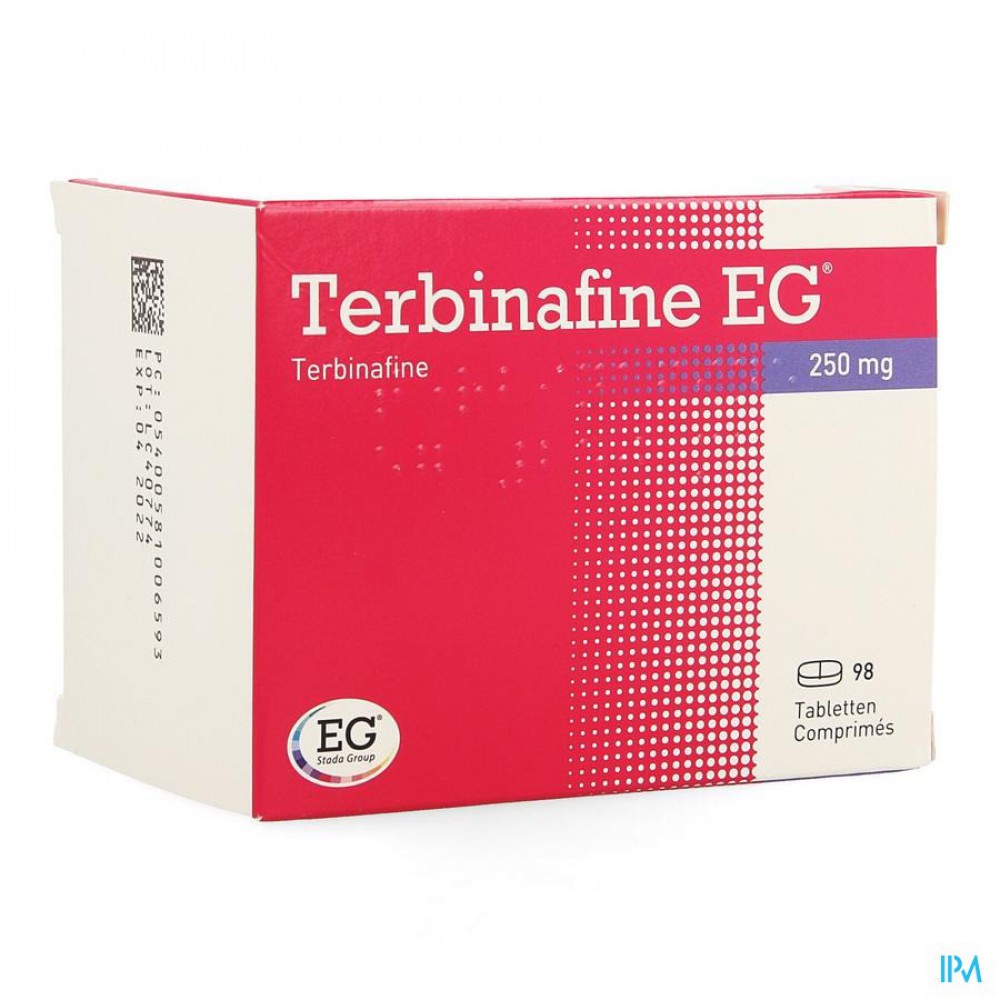 TERBINAFINE EG 250 MG EG TABL 98 X 250 MG | Apotheek Thiels