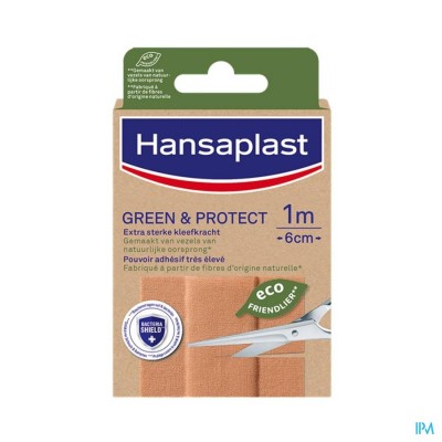 HANSAPLAST PLEISTERS GREEN&PROTECT 1MX6CM