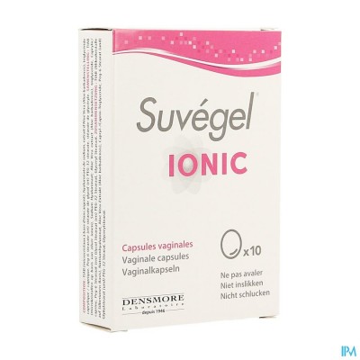 SUVEGEL IONIC VAGINALE CAPS 10