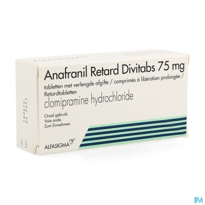 ANAFRANIL RETARD DIVITABS 42X75MG