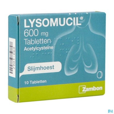 LYSOMUCIL 600 TABL 10 X 600 MG