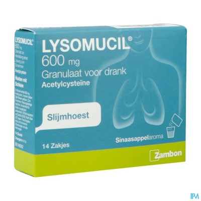 LYSOMUCIL 600 GRAN SACH 14 X 600 MG