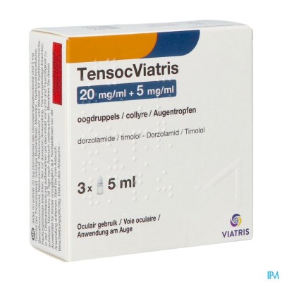 TENSOCMYLAN VIATRIS COLL 3 X 5 ML 20MG/5MG/ML