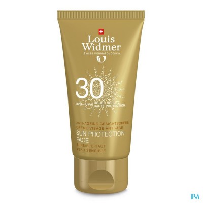 WIDMER SUN PROTECTION FACE IP30 PARF TUBE 50ML