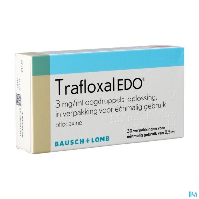 TRAFLOXAL EDO 30 X 0,5 ML UD