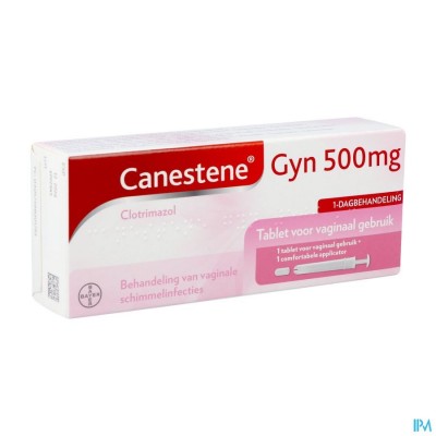 CANESTENE GYN CLOTRIMAZOLE 500MG TABL VAG. 1