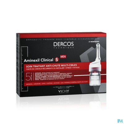 VICHY DERCOS AMINEXIL CLINICAL 5 MEN AMP 21X6ML