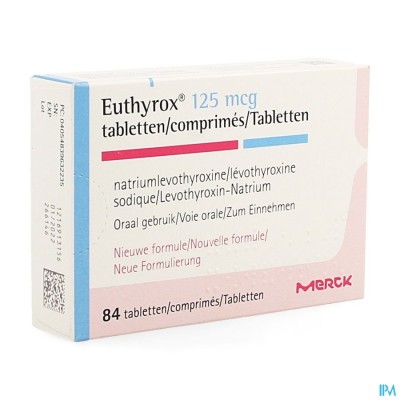 EUTHYROX 125MCG COMP 84 NF