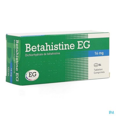 BETAHISTINE EG TABL 84X16MG