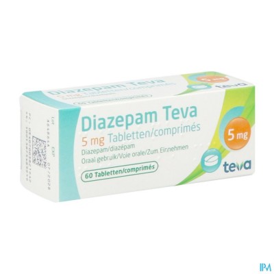 DIAZEPAM TEVA COMP 60X 5MG