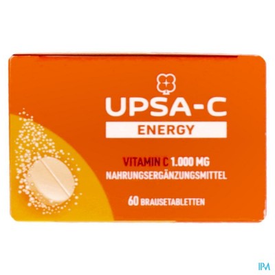 UPSA C ENERGY 1000MG BRUISTABL 60