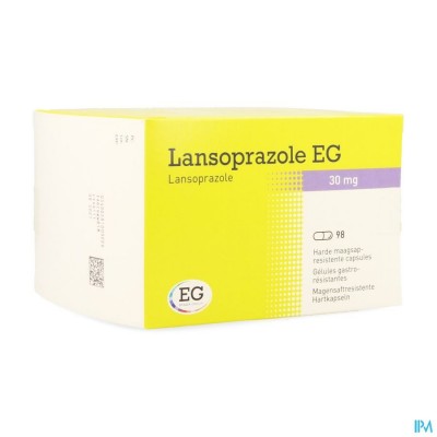 LANSOPRAZOLE EG 30 MG CAPS 98 X 30 MG