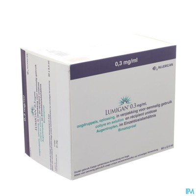 LUMIGAN COLLYRE 0,3MG/1ML 90 X 0,4ML UD