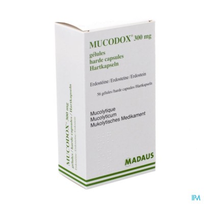 MUCODOX 300 MG CAPS 56