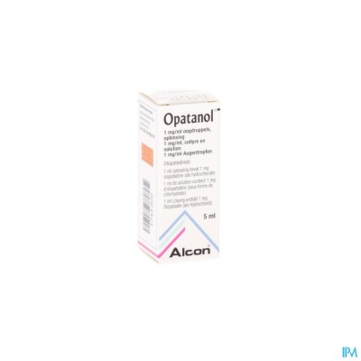 OPATANOL COLLYRE 1X5ML 1MG/ML