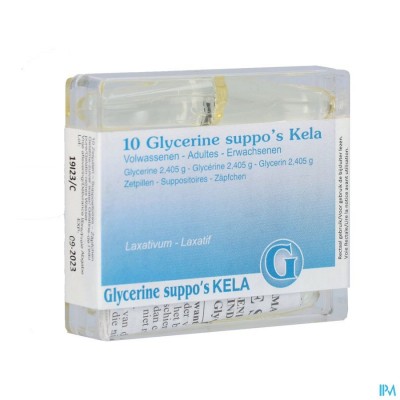 GLYCERINE KELA PHARMA SUPP AD 10