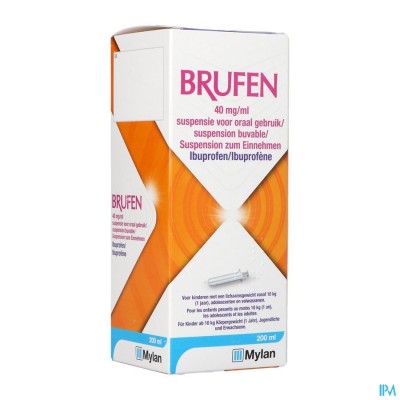 BRUFEN 40MG/ML SUSP ORAAL GEBRUIK 200ML