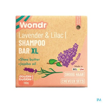 WONDR XL SHAMPOO BAR PURPLE HEALING 110G