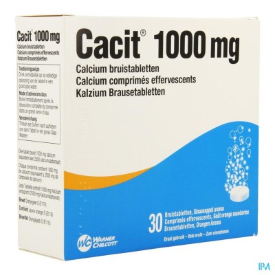 CACIT 1000 BRUISTABLETTEN TUBE 30X1000MG