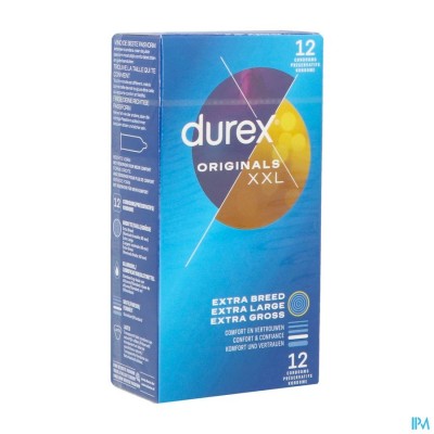 DUREX ORIGINALS XL CONDOMS 12