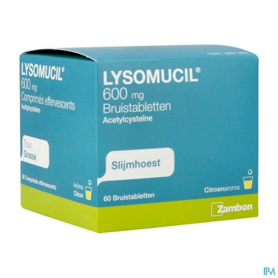 LYSOMUCIL 600 BRUISTABL. 60 X 600 MG