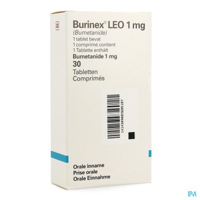 BURINEX COMP 30 X 1 MG