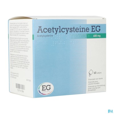 ACETYLCYSTEINE EG 600MG GRAN. VR DRANK ZAKJE 60