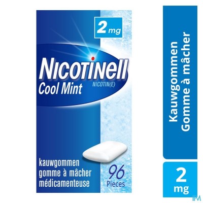 NICOTINELL COOL MINT 2 MG KAUWGOM 96