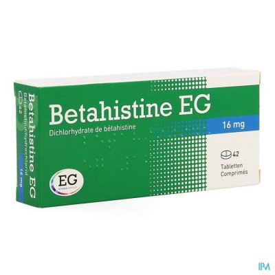 Betahistine EG         Tabl 42X16Mg