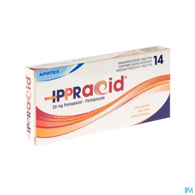 IPPRACID 20 MG MAAGSAPRESIST TABL 14