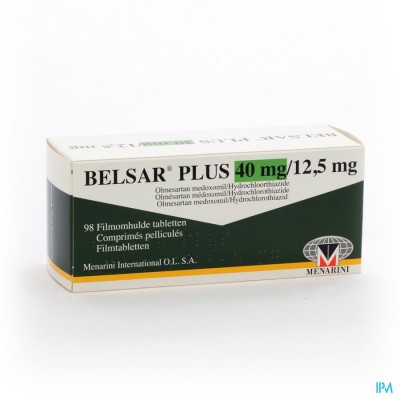 BELSAR PLUS 40 MG/12,5 MG FILMOMH TABL 98