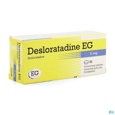 DESLORATADINE EG 5 MG FILMOMH TABL 50 X 5 MG