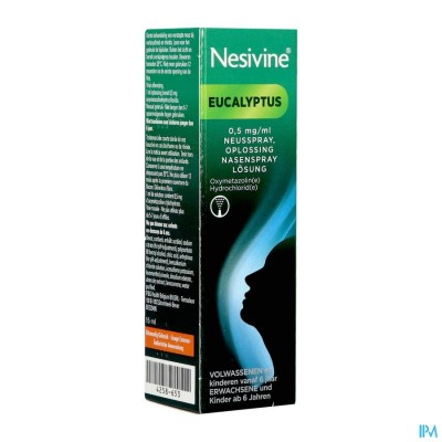 Nesivine Eucalyptus 0,5mg/ml Neusspray Opl 15ml