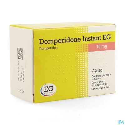 DOMPERIDONE INSTANT EG ORODISP TABL 100 X 10 MG