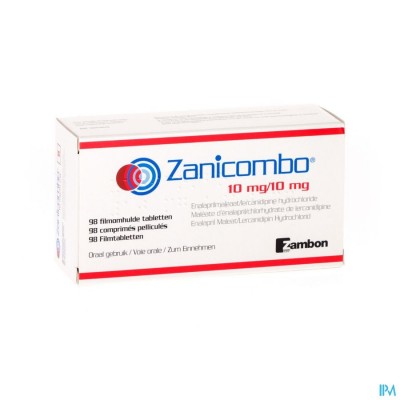 ZANICOMBO 10 MG/10 MG FILMOMH TABL 98