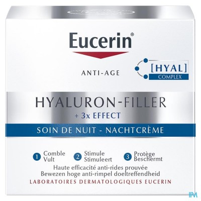 EUCERIN HYALURON-FILLER X3 NACHTCREME 50ML