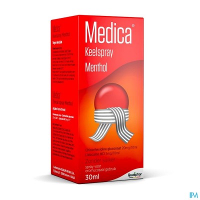 MEDICA KEELSPRAY MENTHOL 30ML