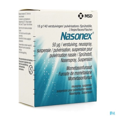 NASONEX NEUSSPRAY 50MCG/VERST 140 VERSTUIV. FL 3